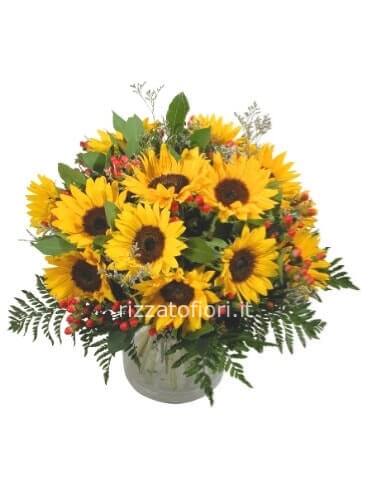 Bouquet di girasoli 5 pezzi